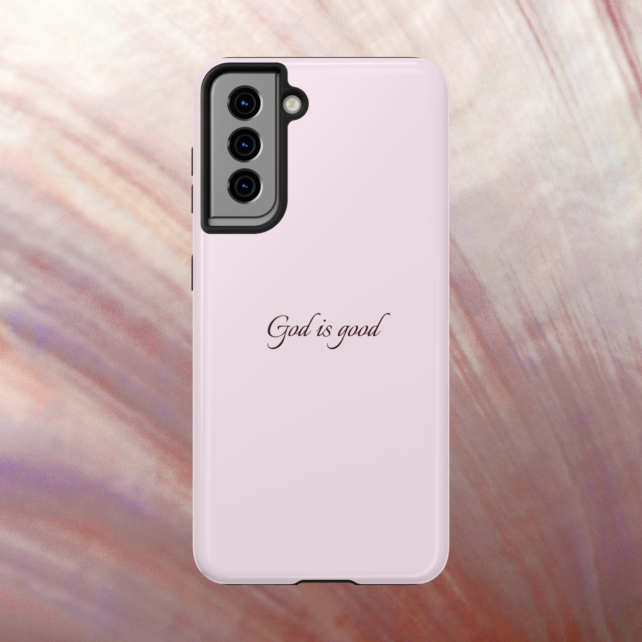 God Is Good Light Pink Case