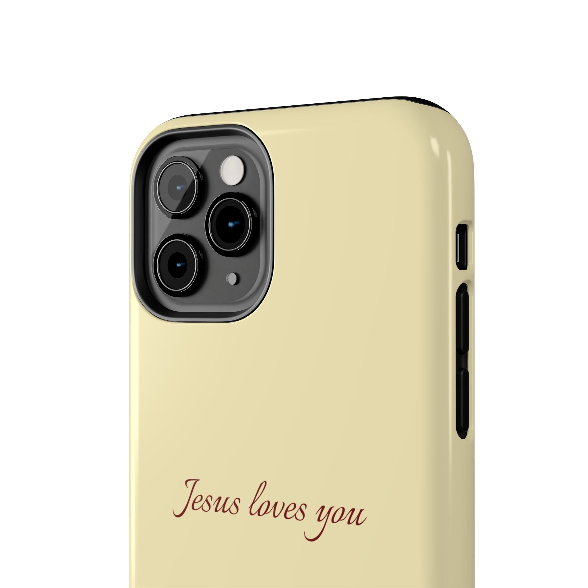 Jesus Loves You Soft Yellow Case