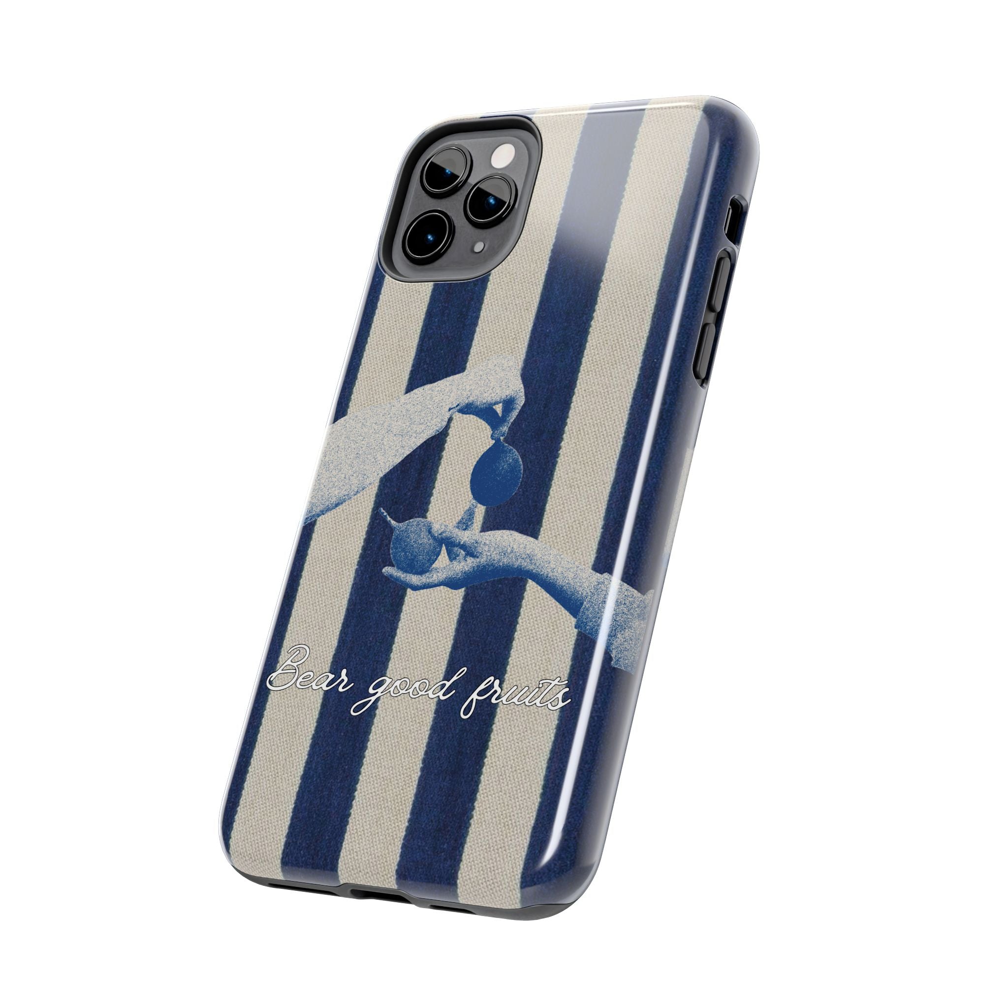 Striped Vintage 'Bear good fruits' Case