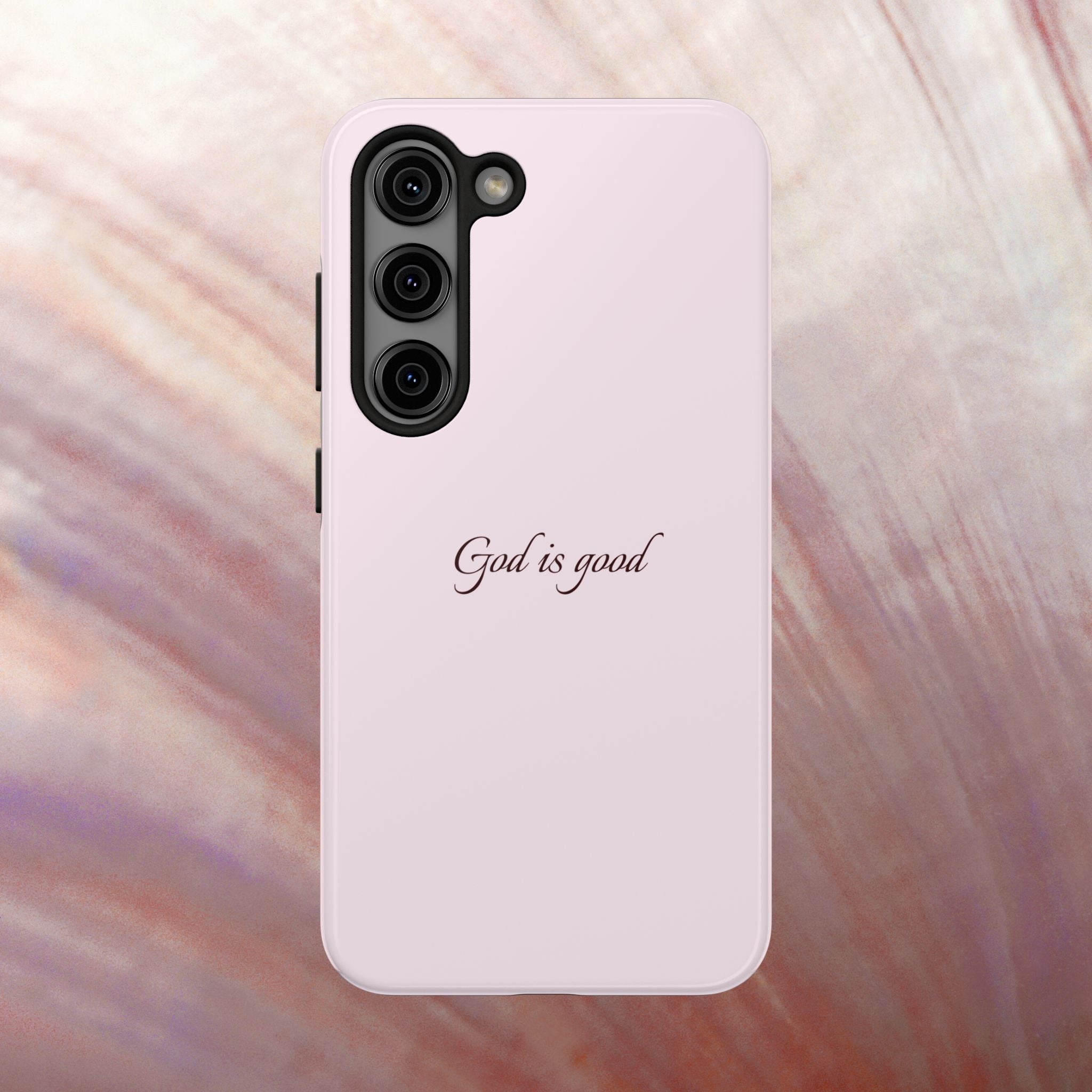 God Is Good Light Pink Case