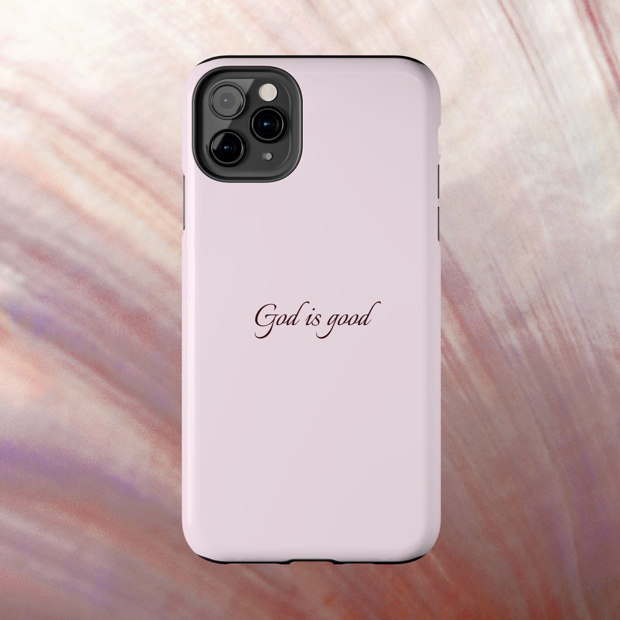 God Is Good Light Pink Case