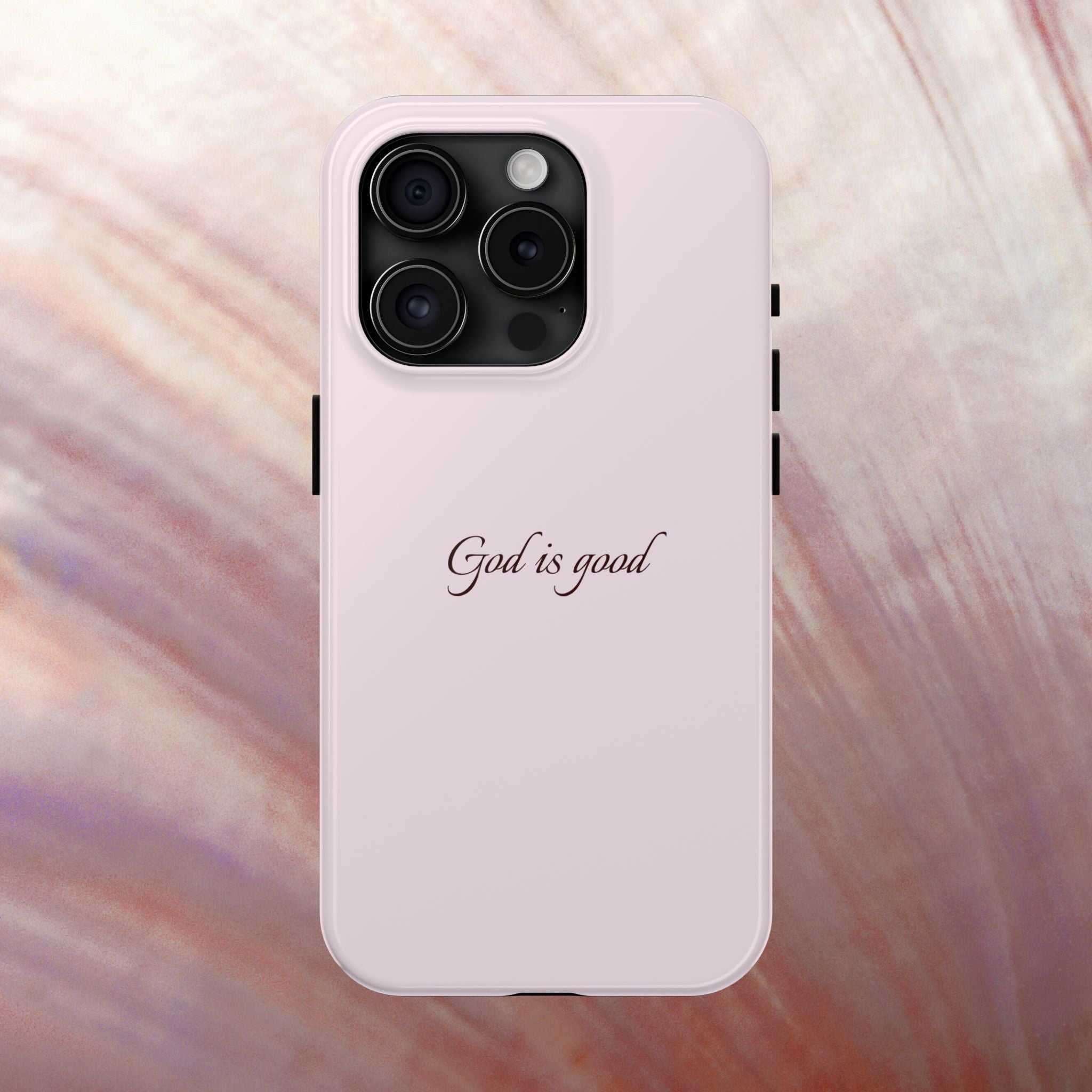 God Is Good Light Pink Case