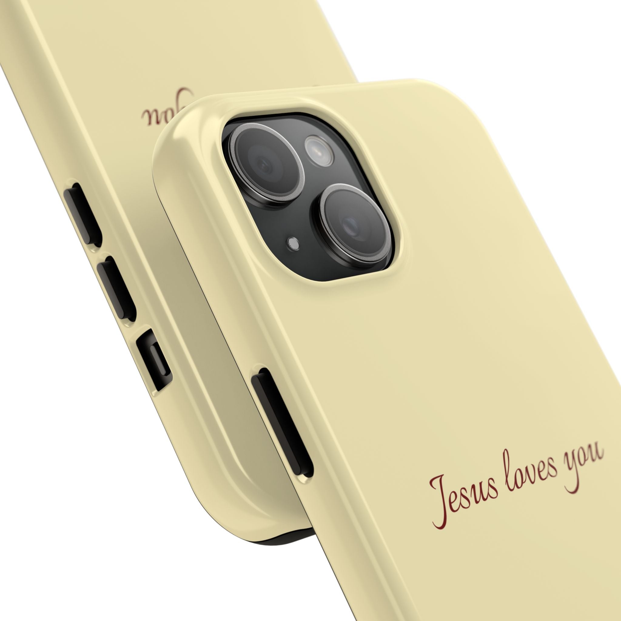 Jesus Loves You Soft Yellow Case