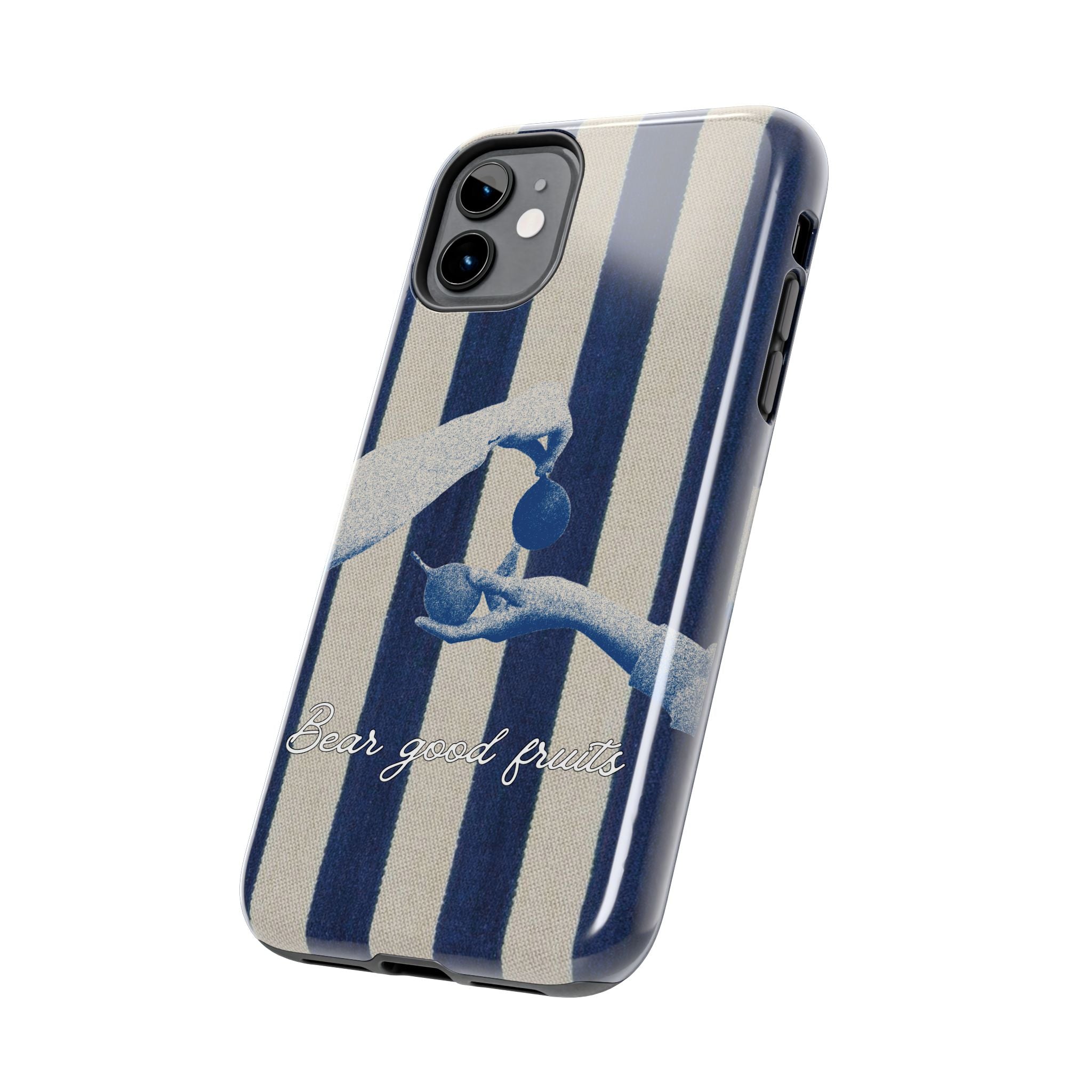 Striped Vintage 'Bear good fruits' Case