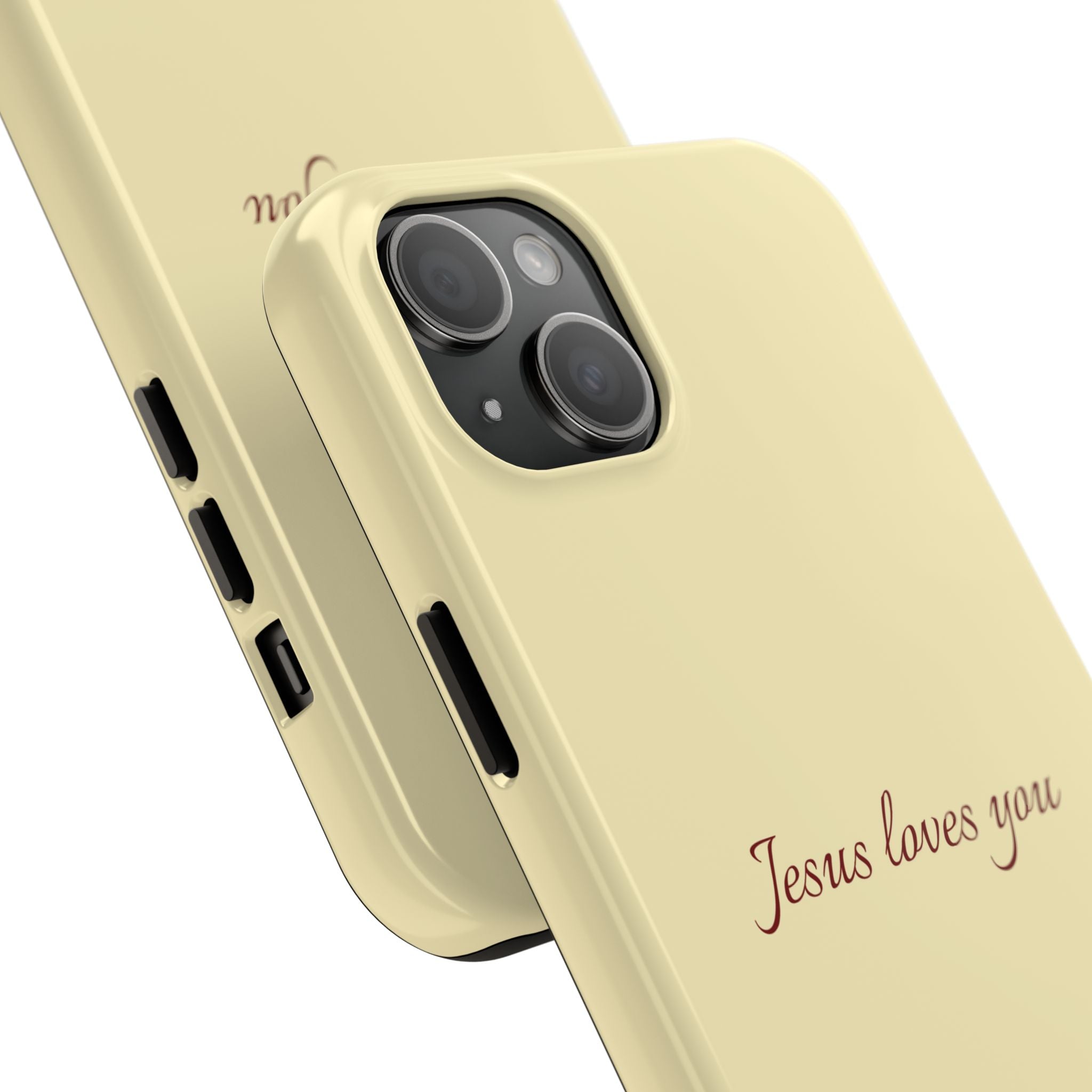 Jesus Loves You Soft Yellow Case