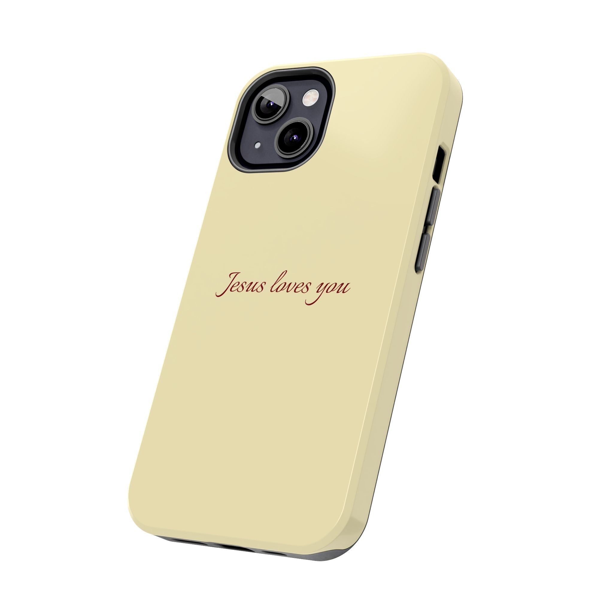Jesus Loves You Soft Yellow Case