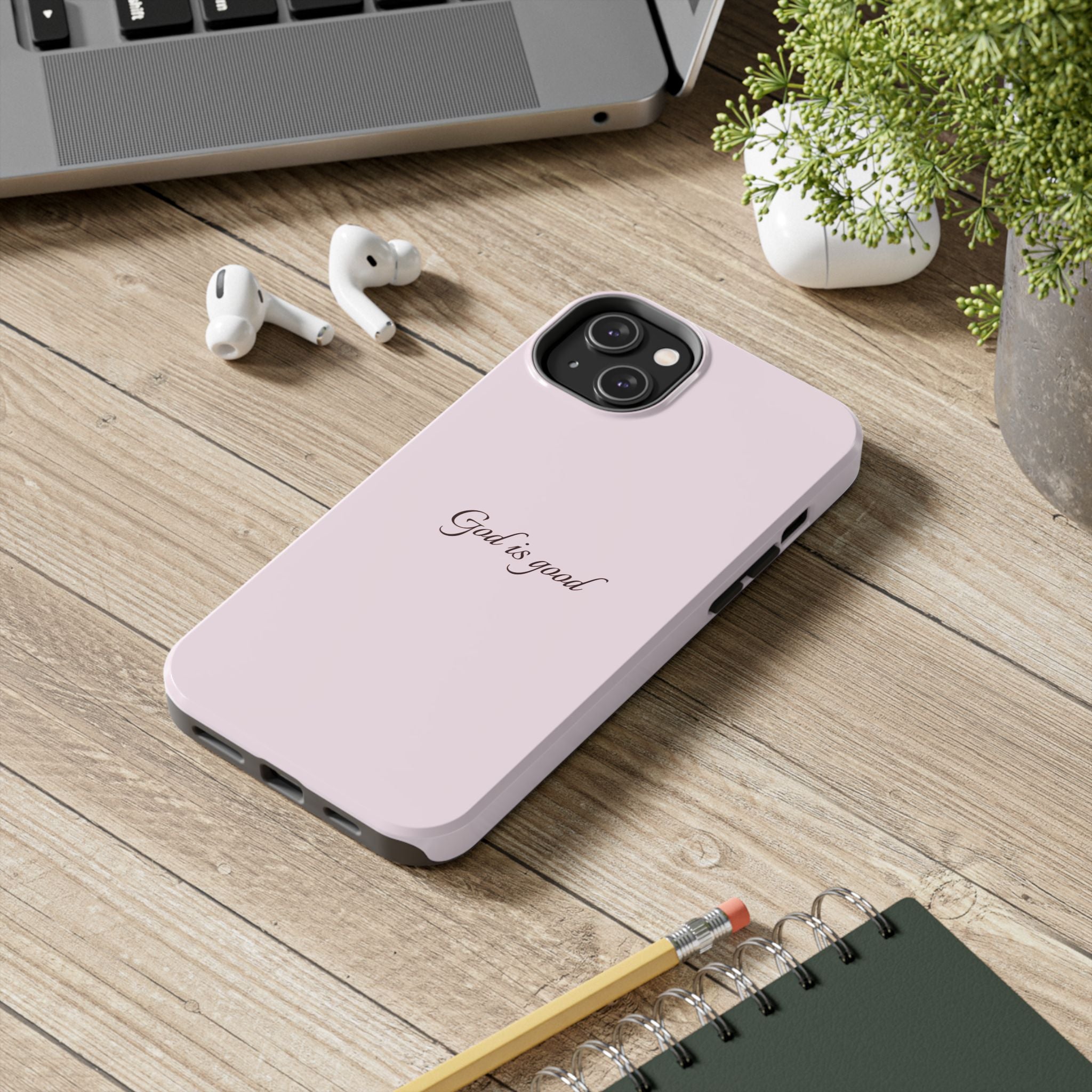 God Is Good Light Pink Case