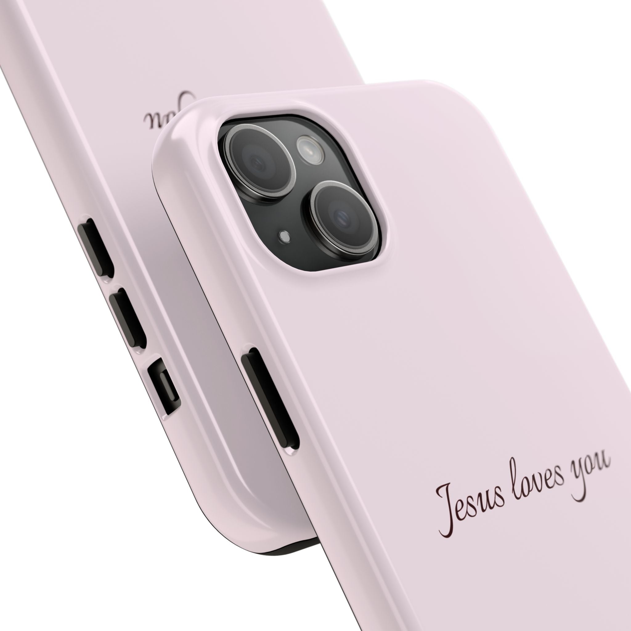 Jesus Loves You Light Pink Case