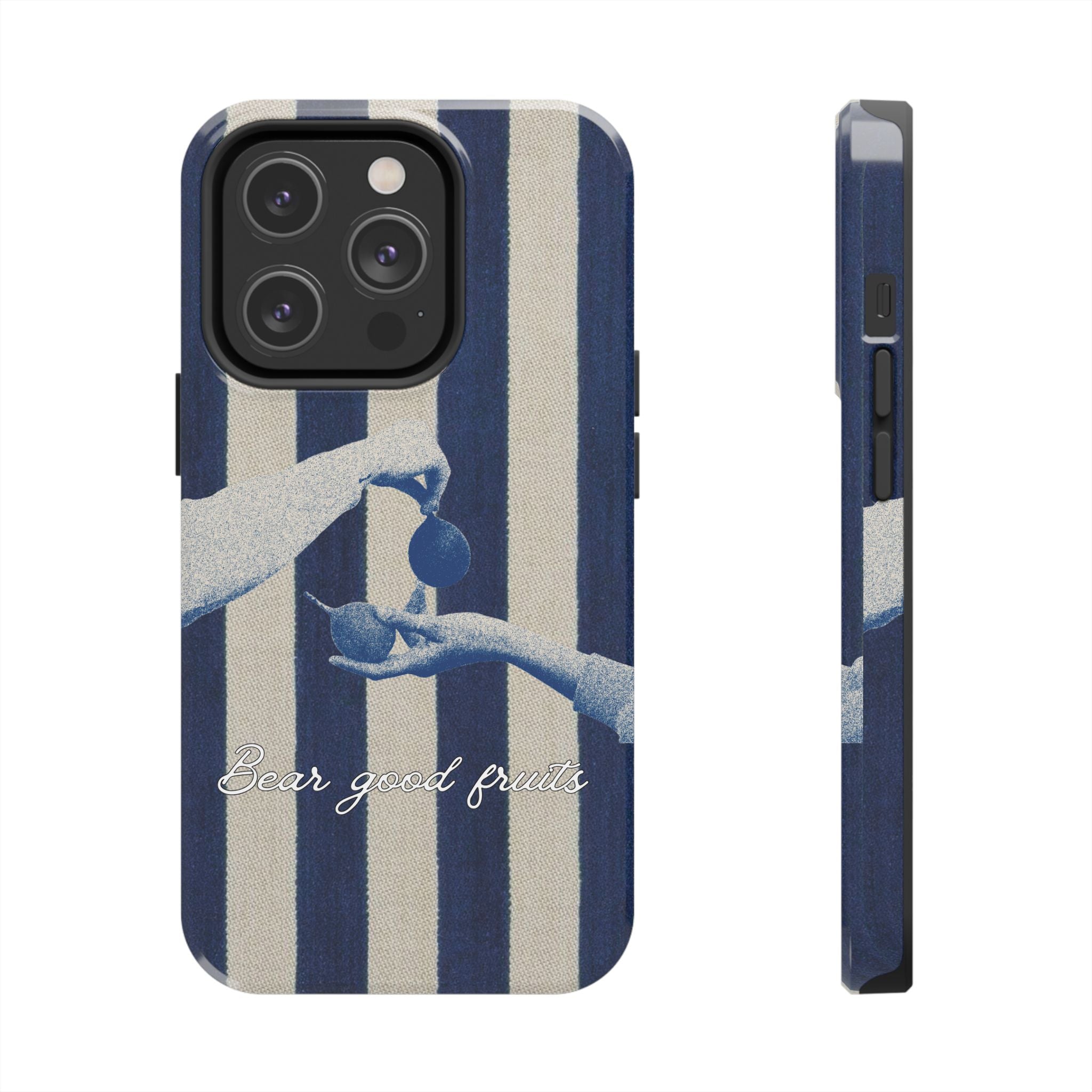 Striped Vintage 'Bear good fruits' Case