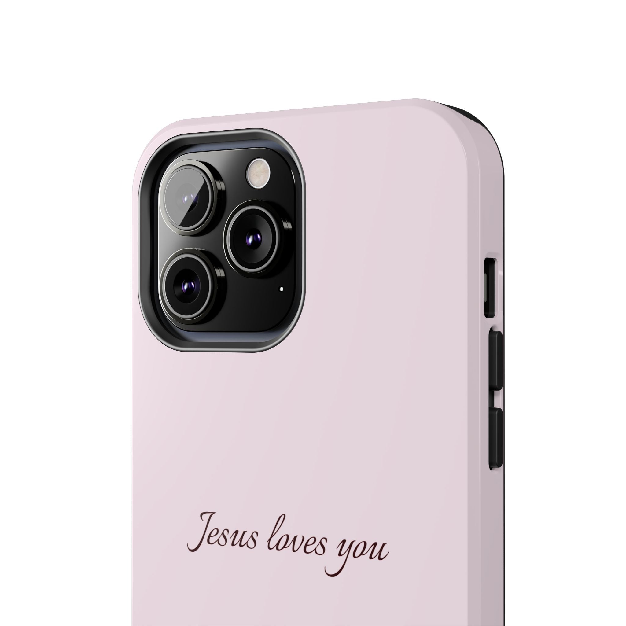 Jesus Loves You Light Pink Case