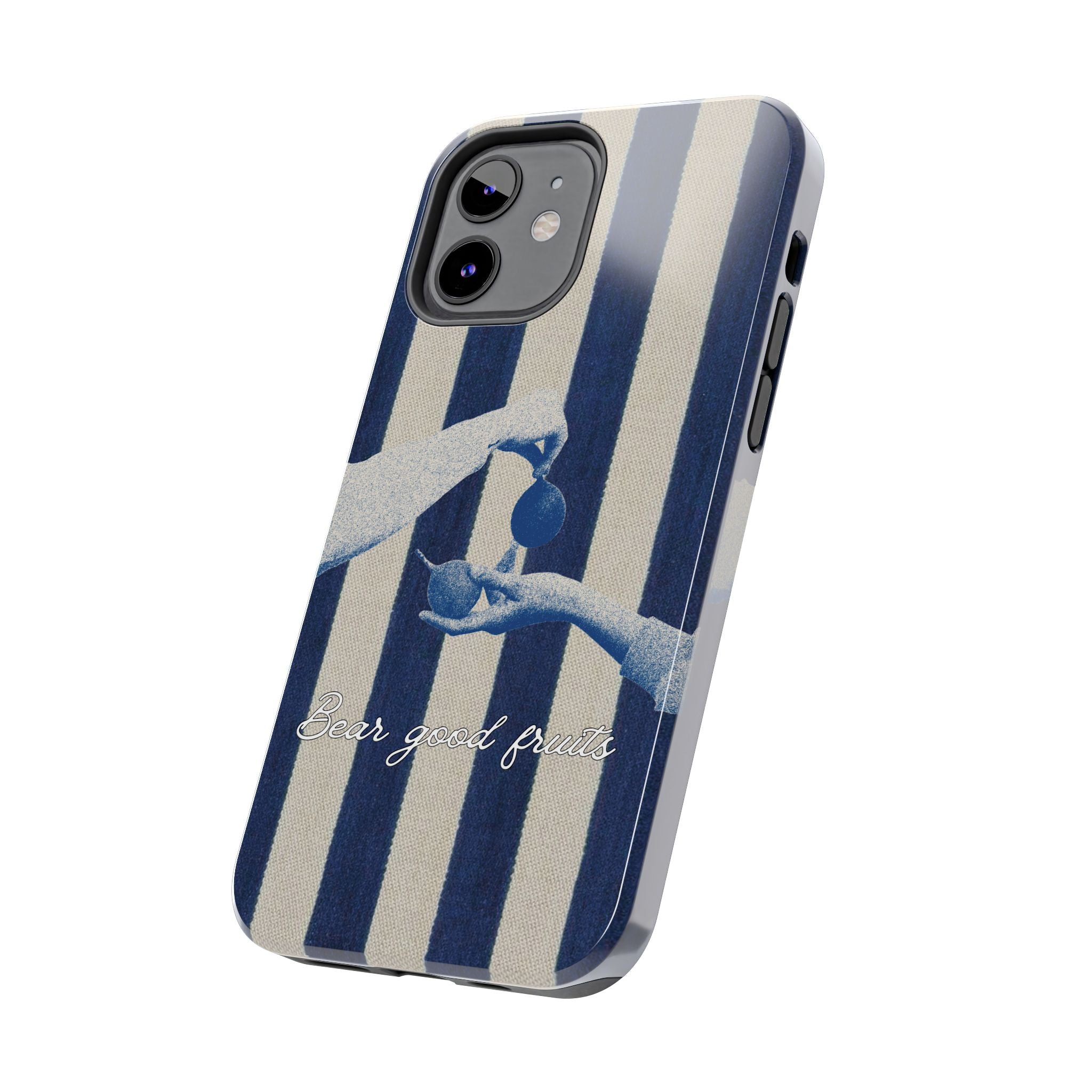 Striped Vintage 'Bear good fruits' Case