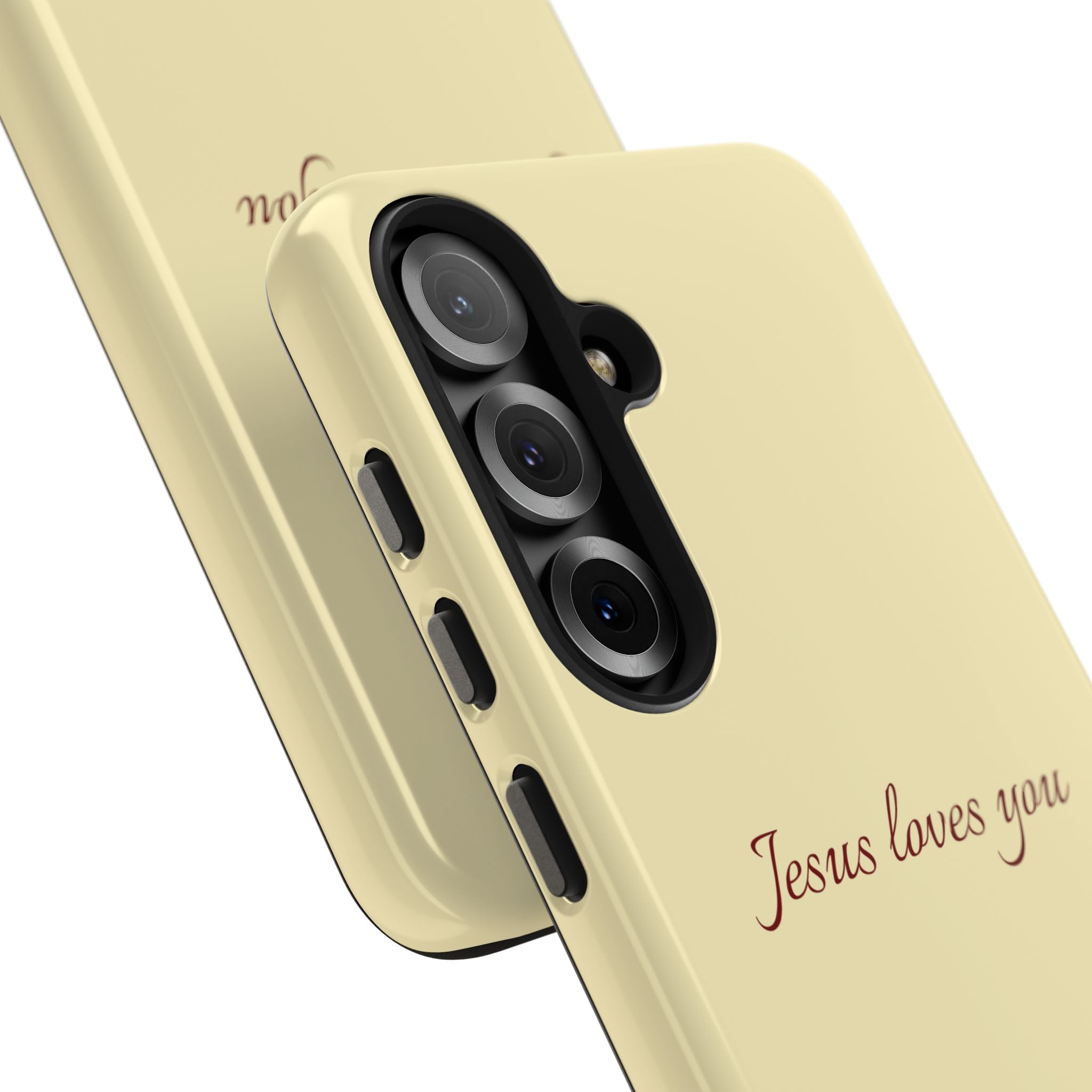 Jesus Loves You Soft Yellow Case