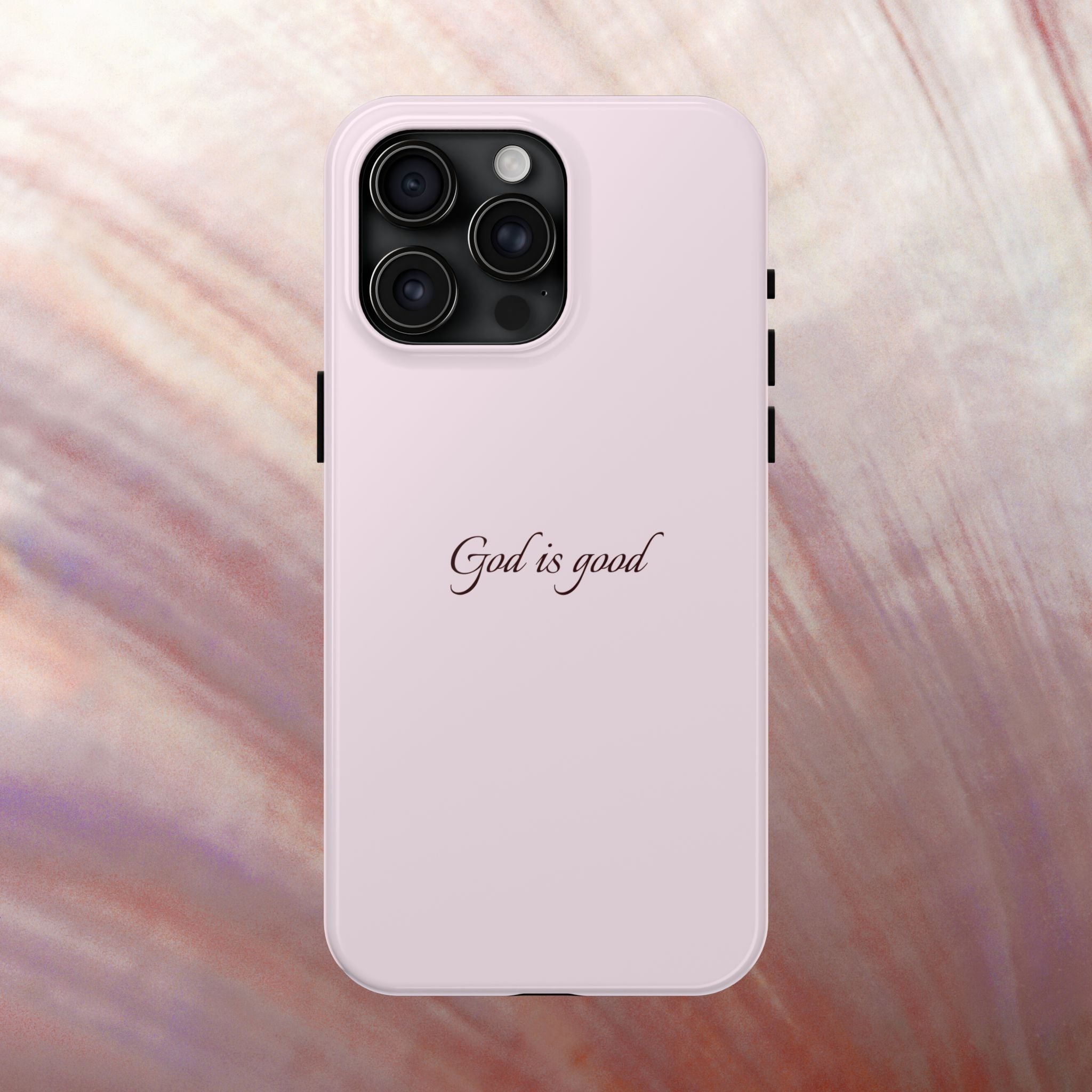 God Is Good Light Pink Case