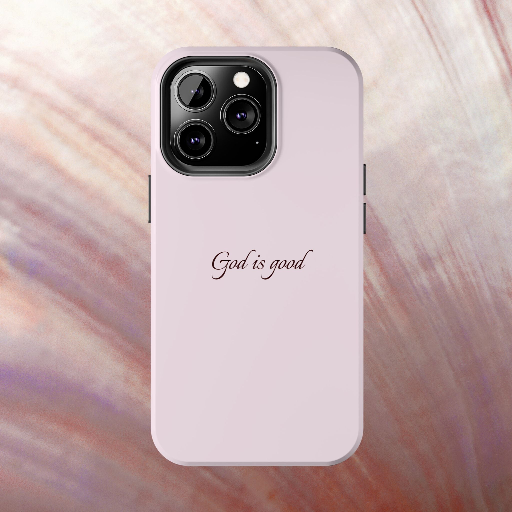God Is Good Light Pink Case