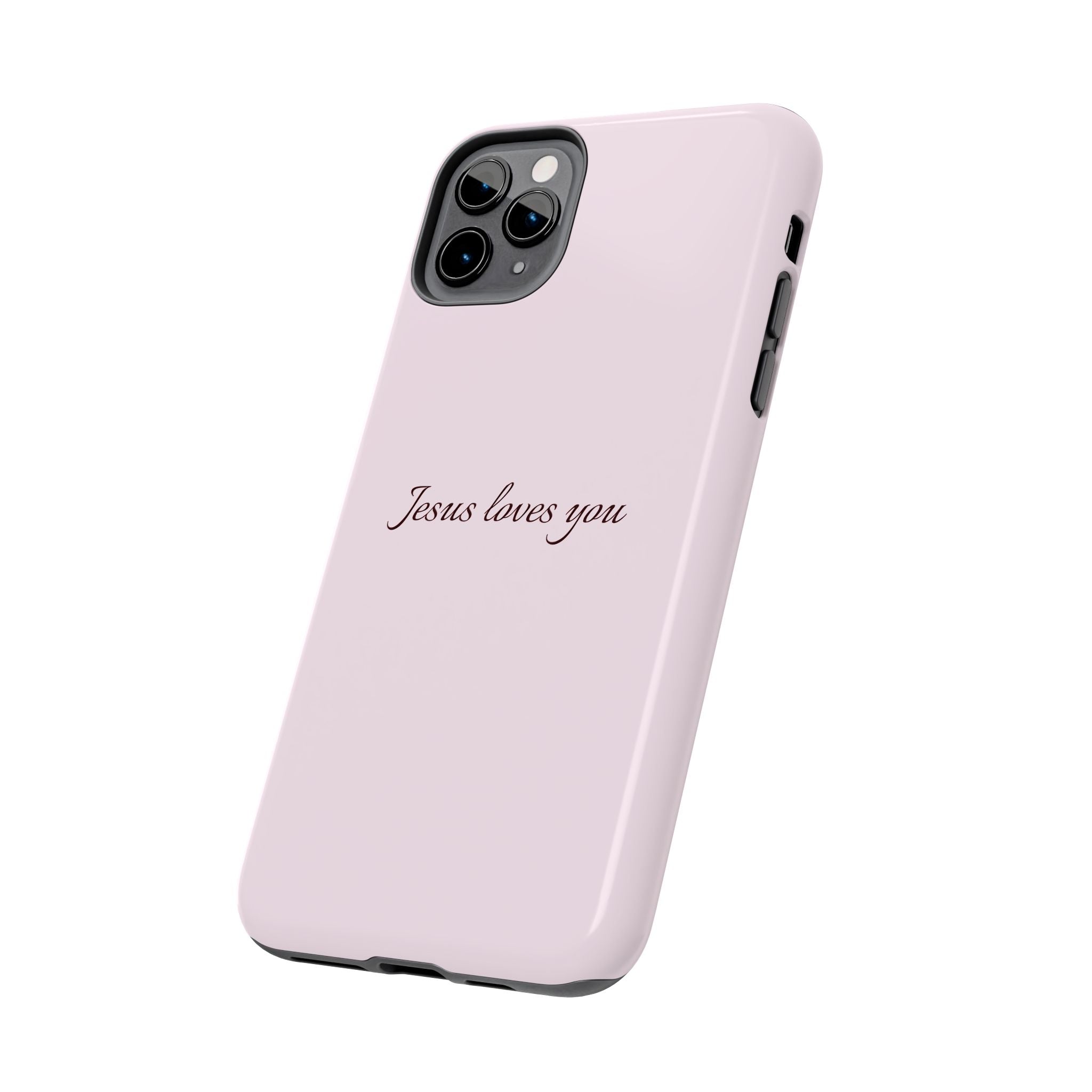 Jesus Loves You Light Pink Case
