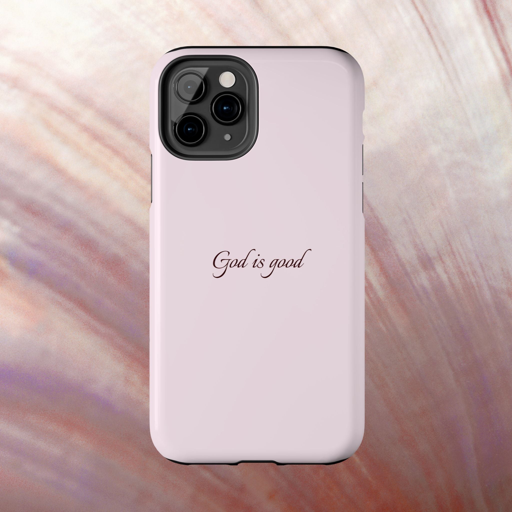 God Is Good Light Pink Case