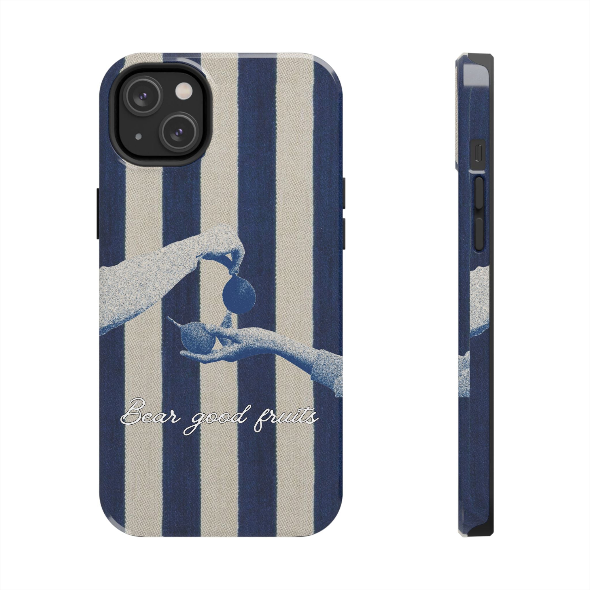 Striped Vintage 'Bear good fruits' Case