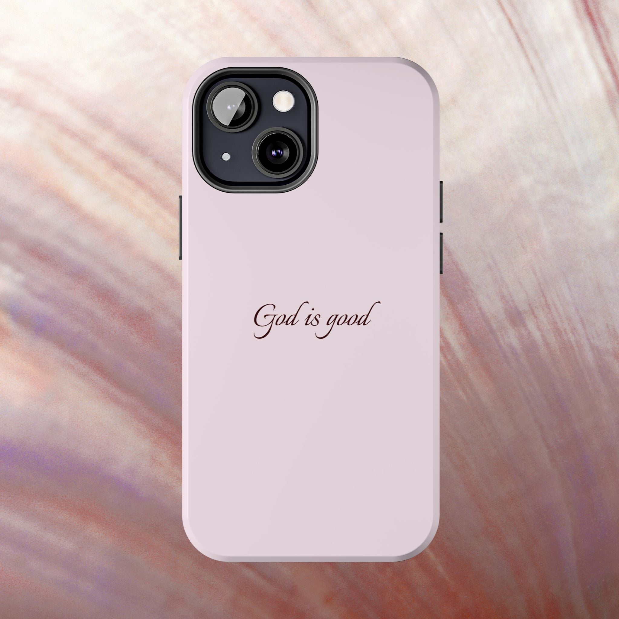 God Is Good Light Pink Case
