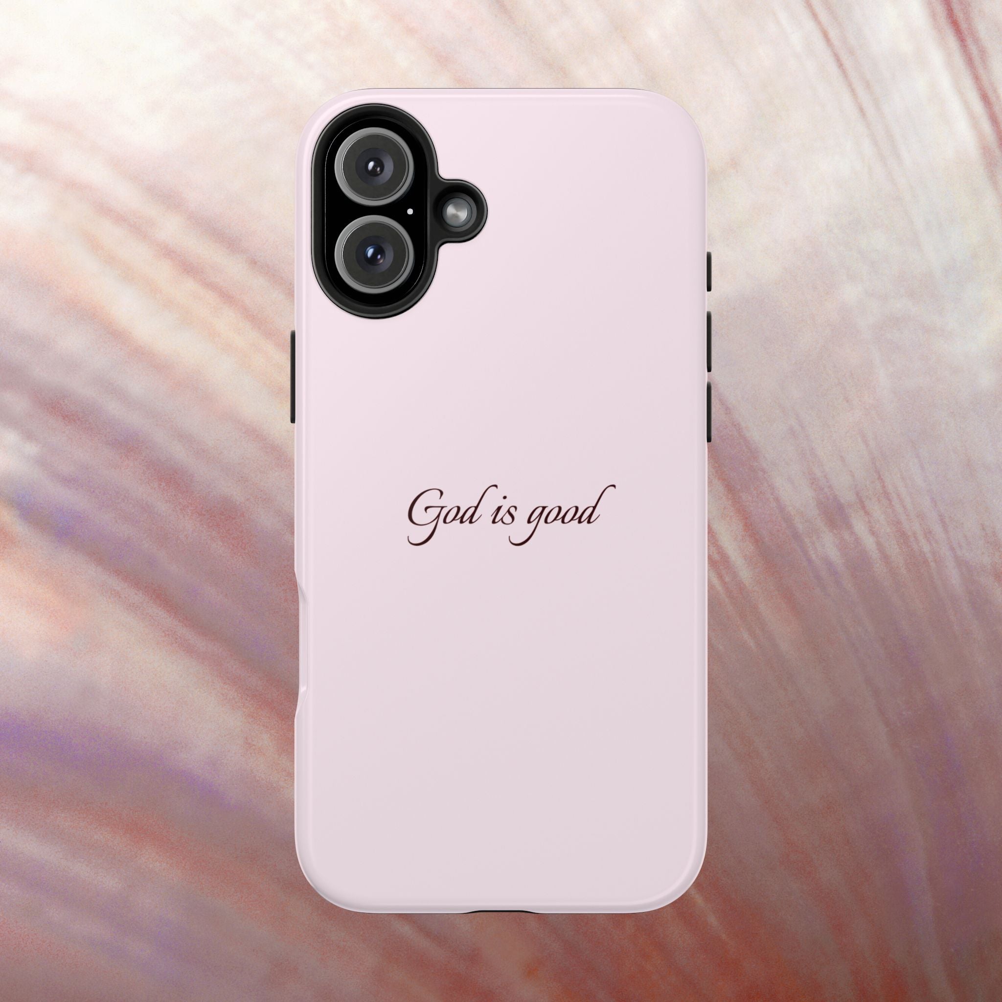 God Is Good Light Pink Case