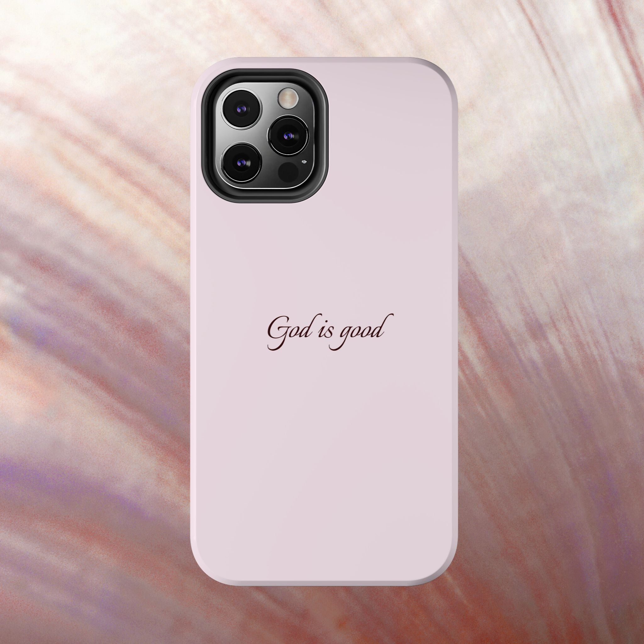 God Is Good Light Pink Case