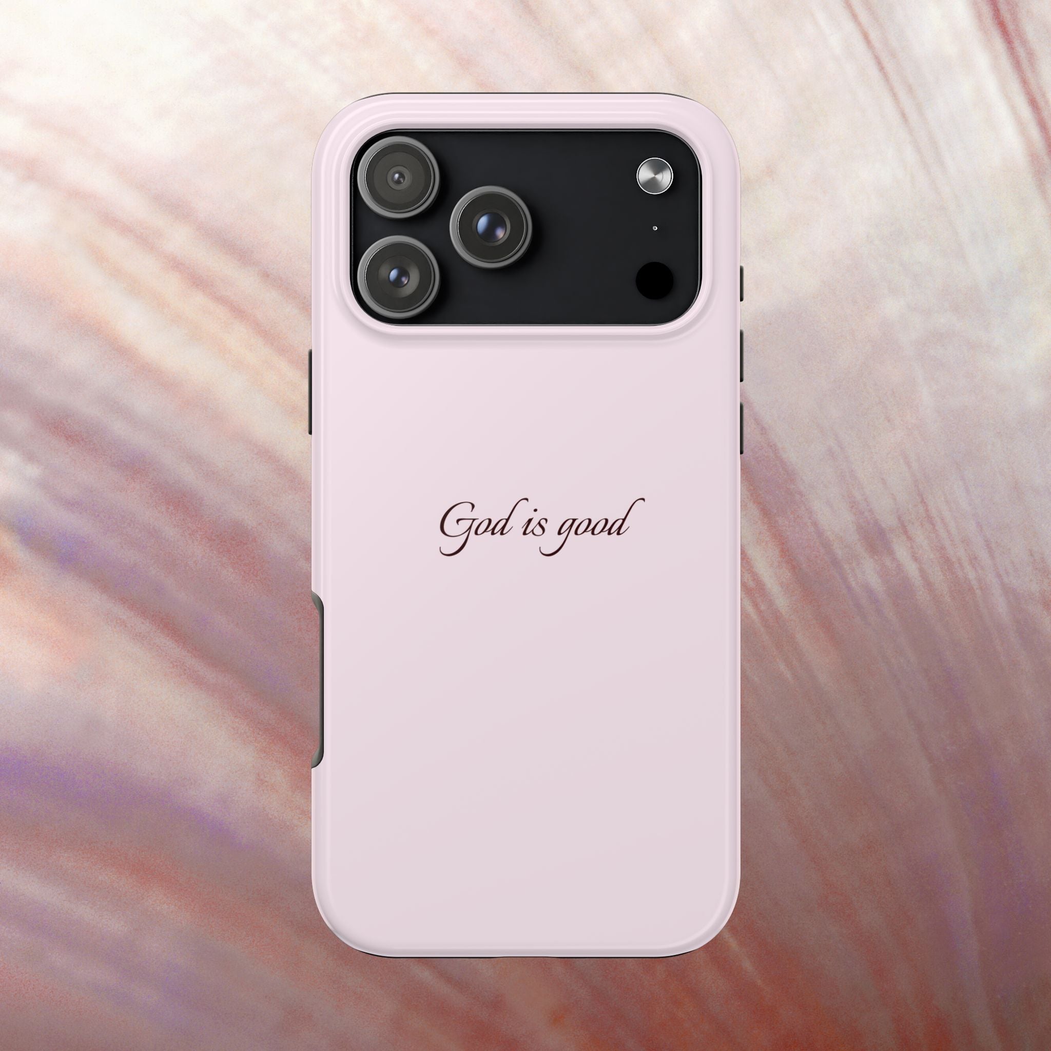 God Is Good Light Pink Case