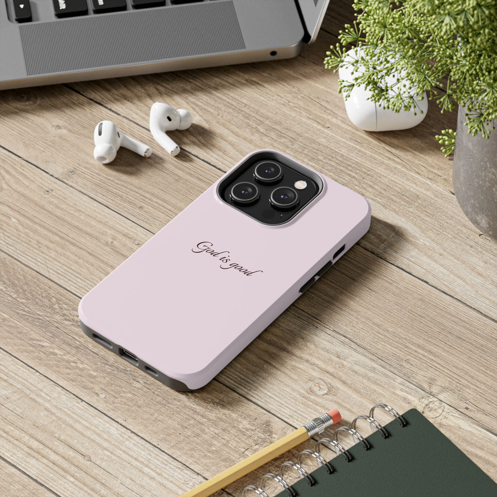 God Is Good Light Pink Case