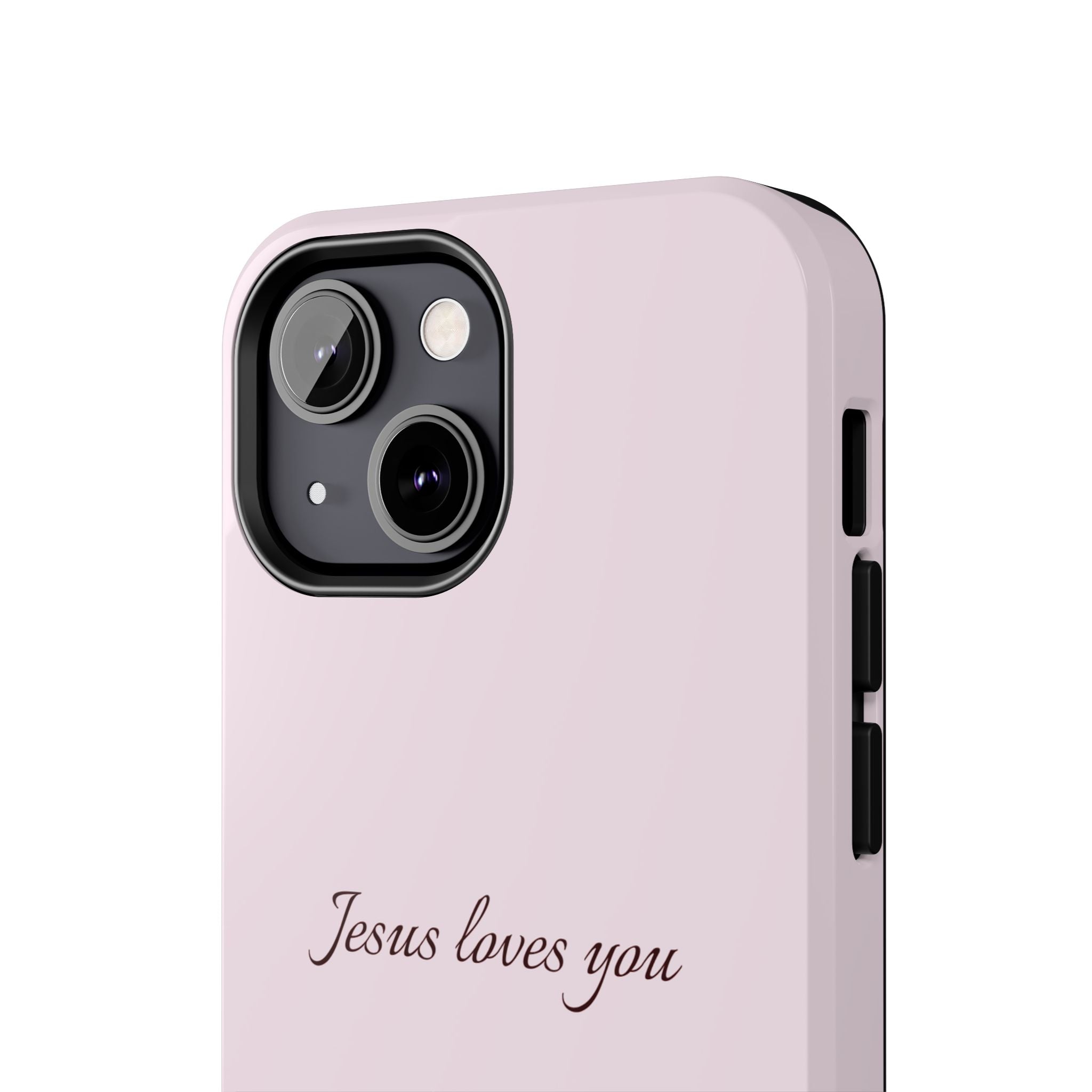 Jesus Loves You Light Pink Case