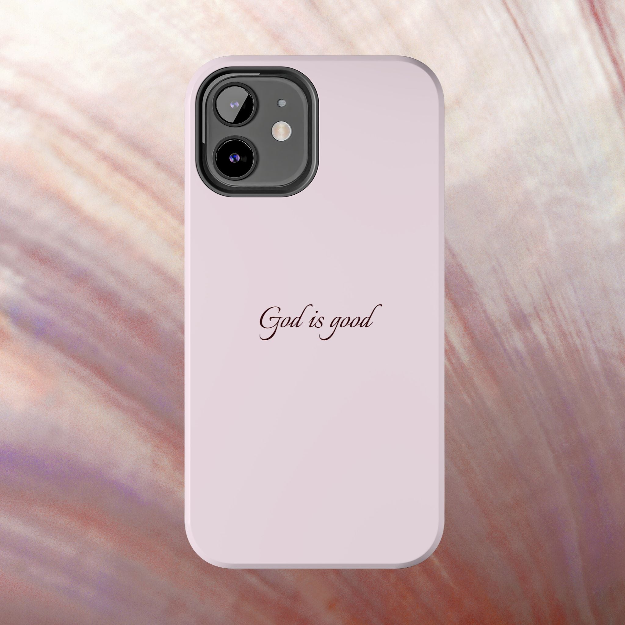 God Is Good Light Pink Case