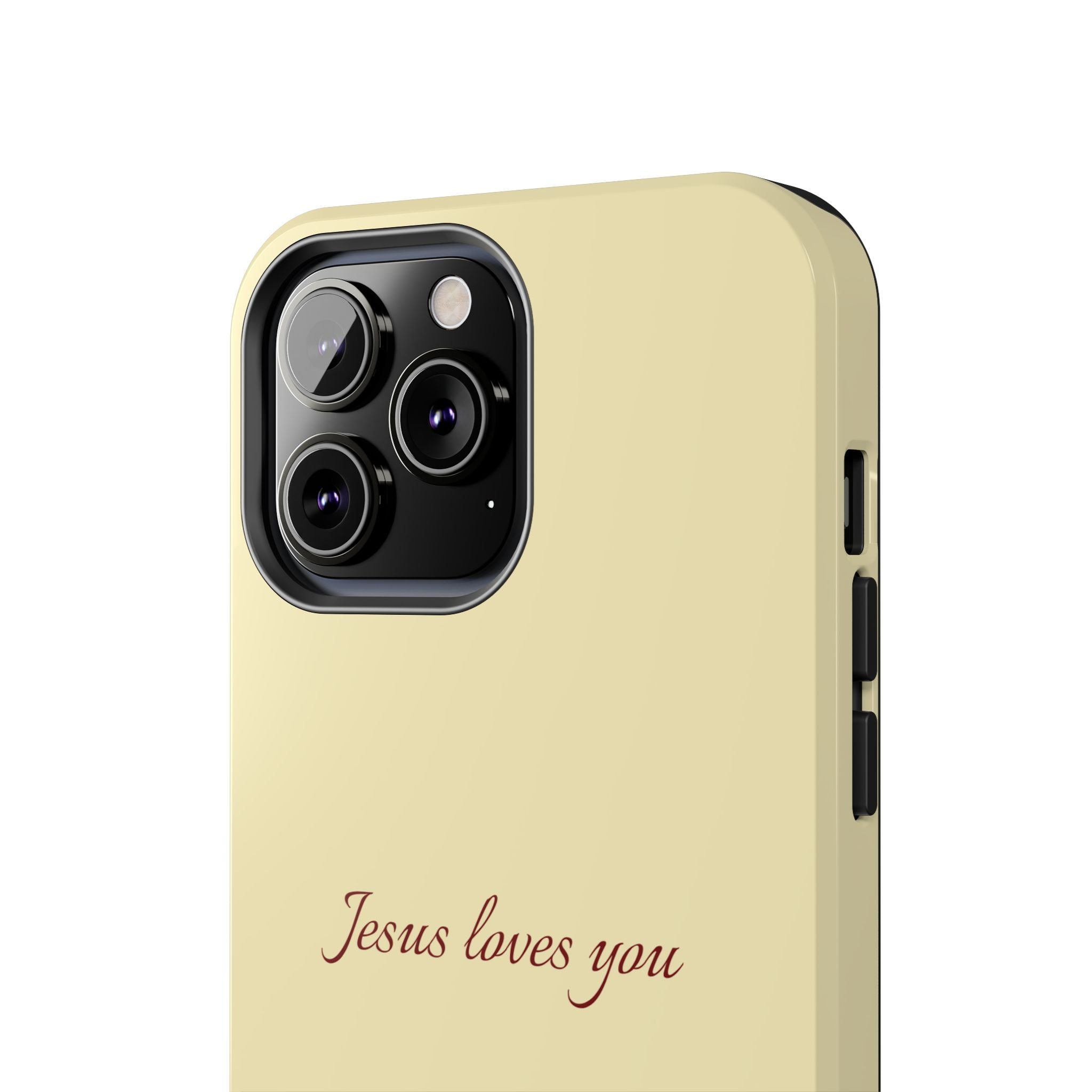 Jesus Loves You Soft Yellow Case