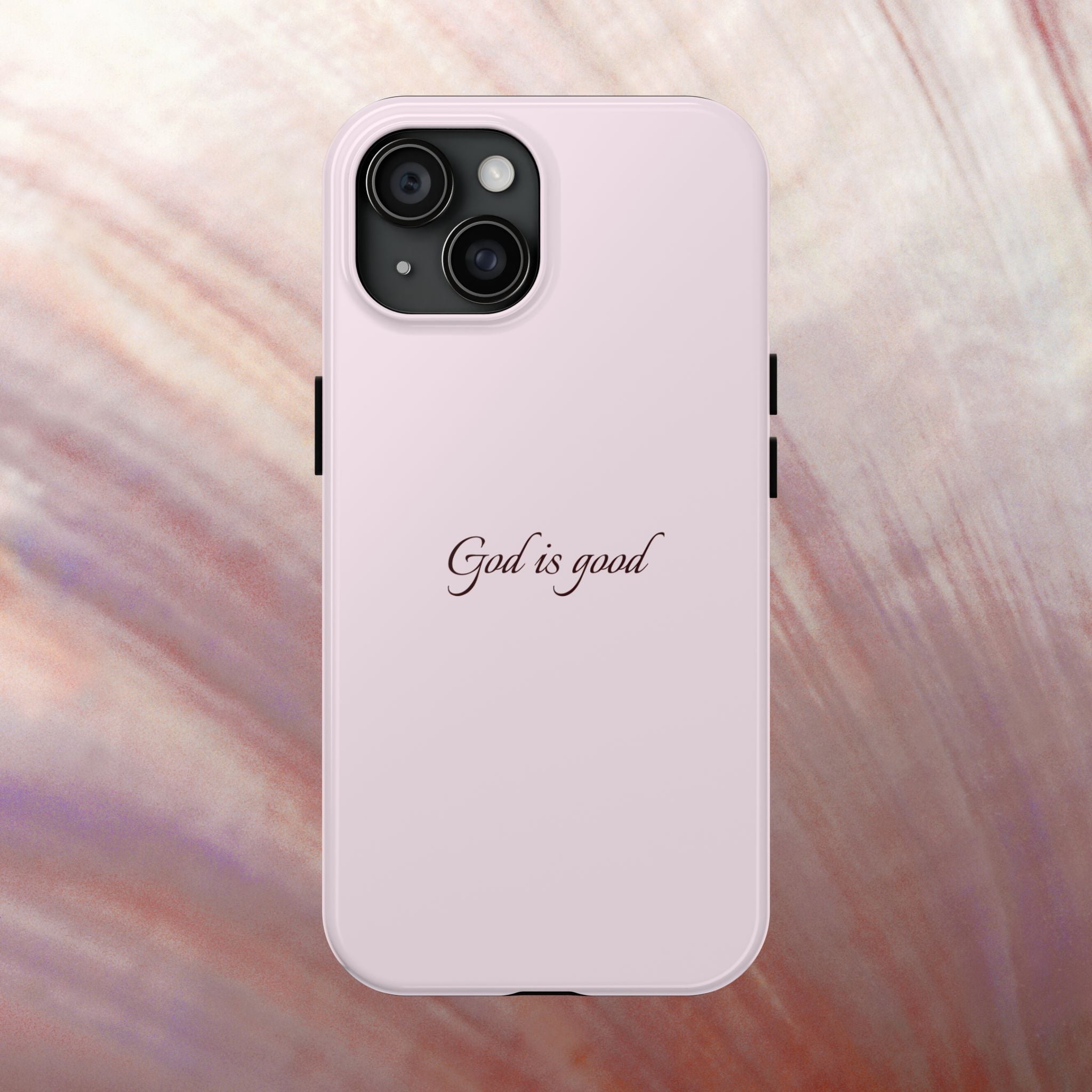 God Is Good Light Pink Case