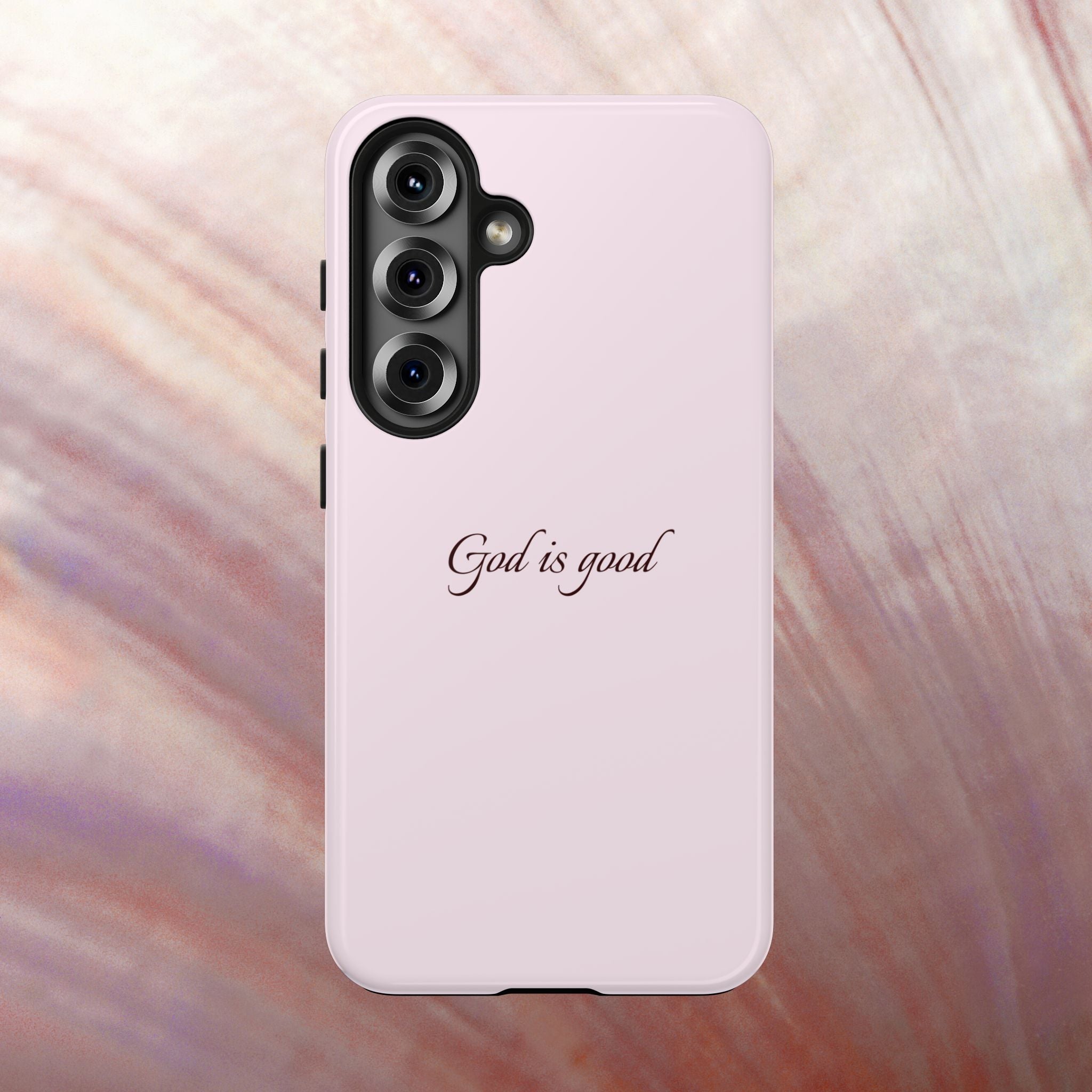 God Is Good Light Pink Case