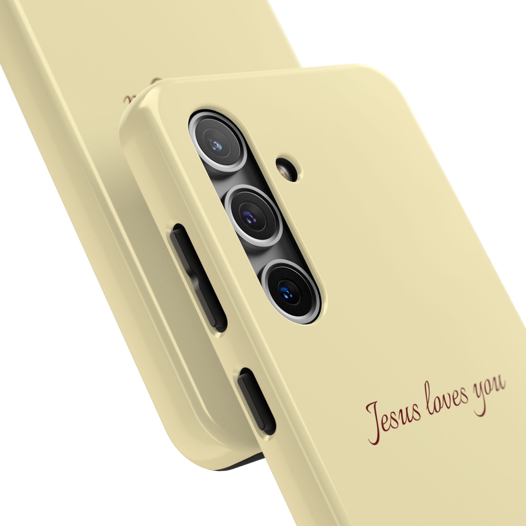 Jesus Loves You Soft Yellow Case