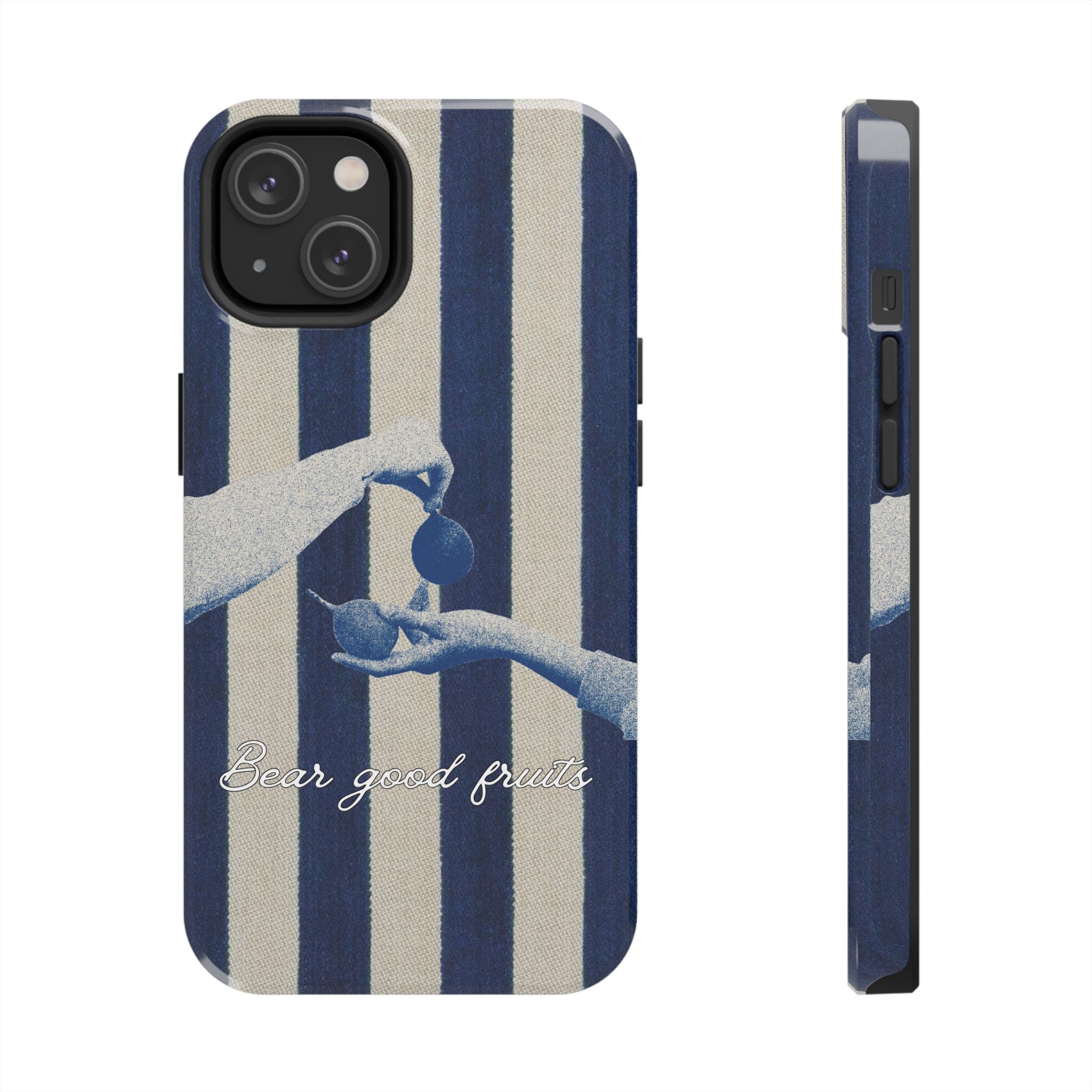 Striped Vintage 'Bear good fruits' Case