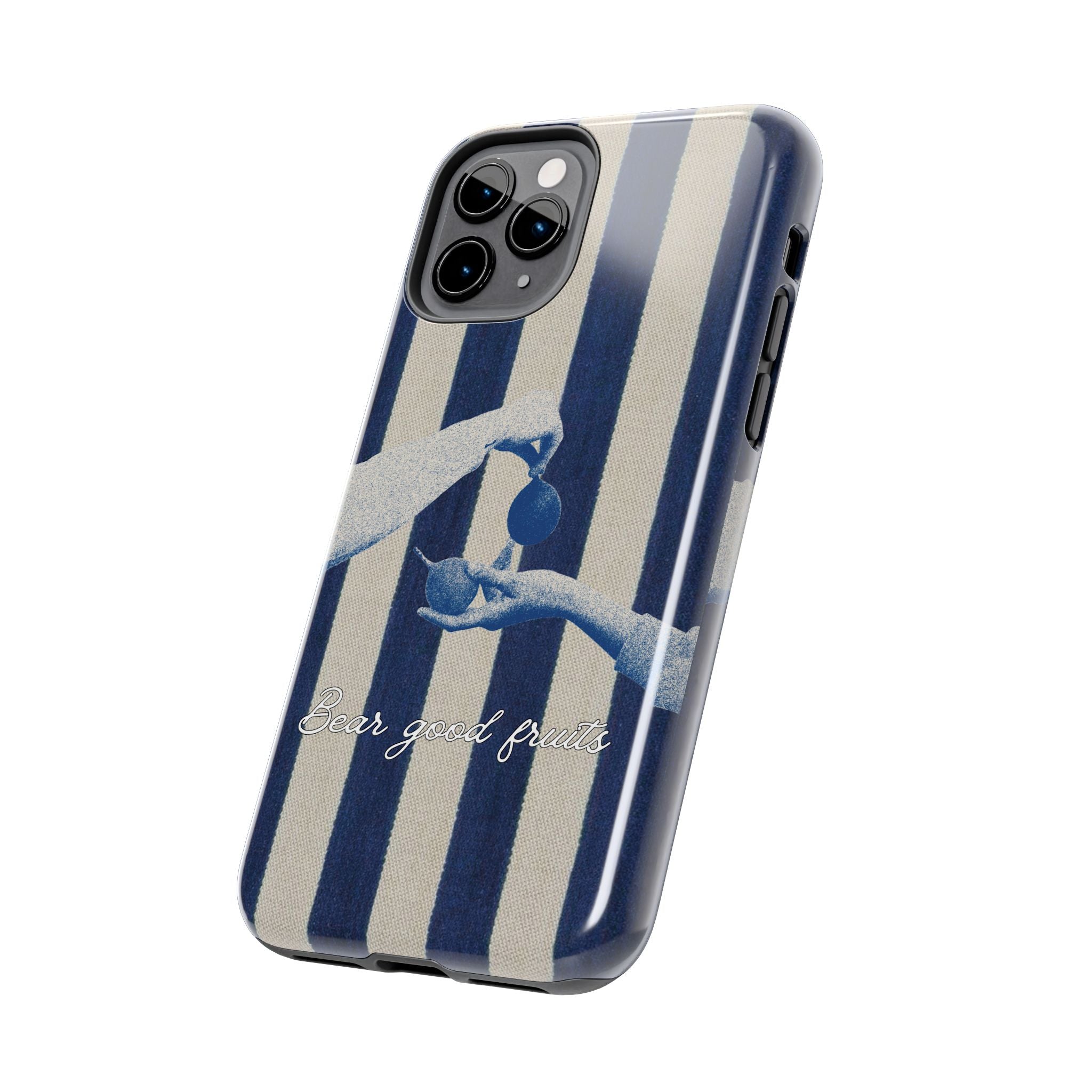 Striped Vintage 'Bear good fruits' Case