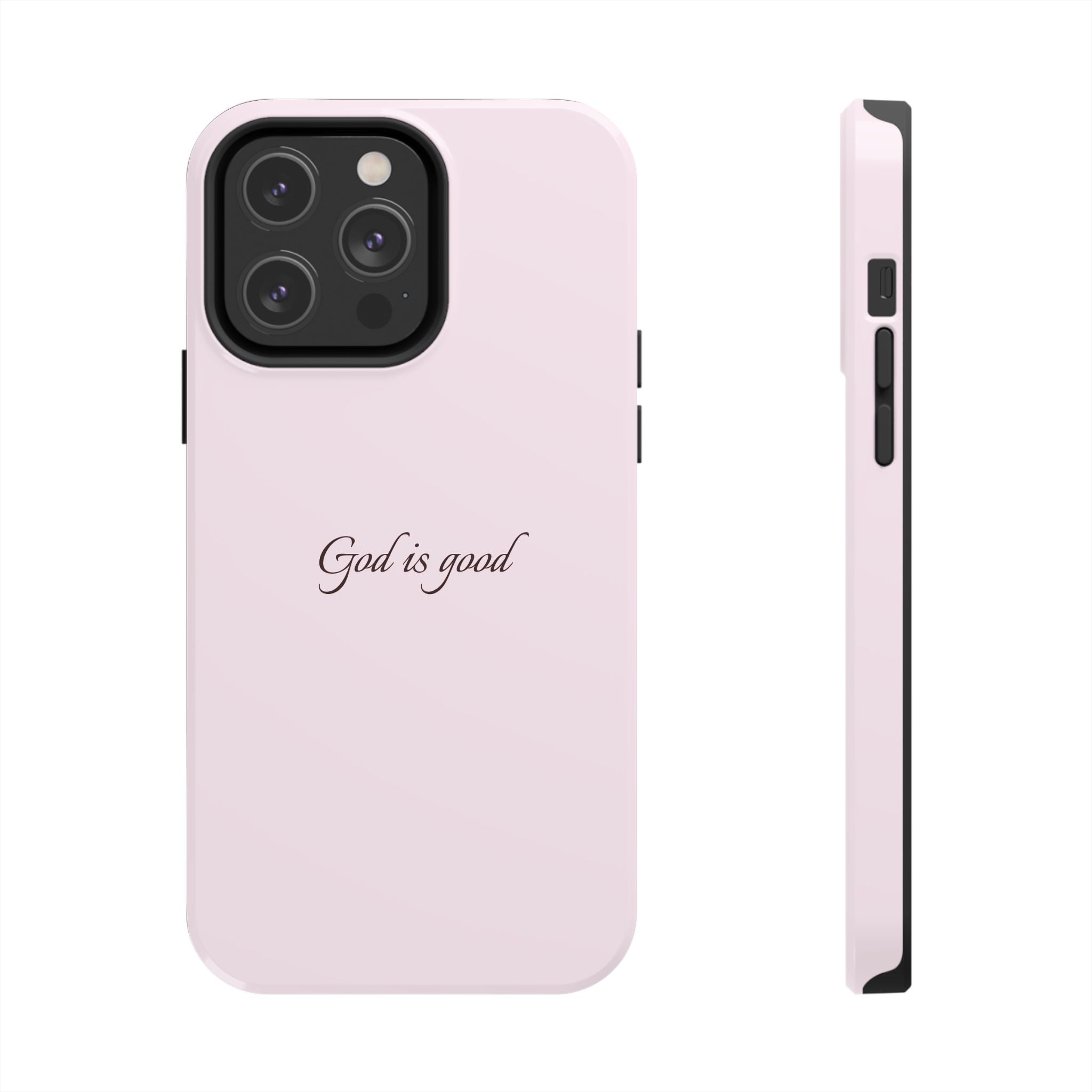 God Is Good Light Pink Case
