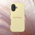 Jesus Loves You Soft Yellow Case