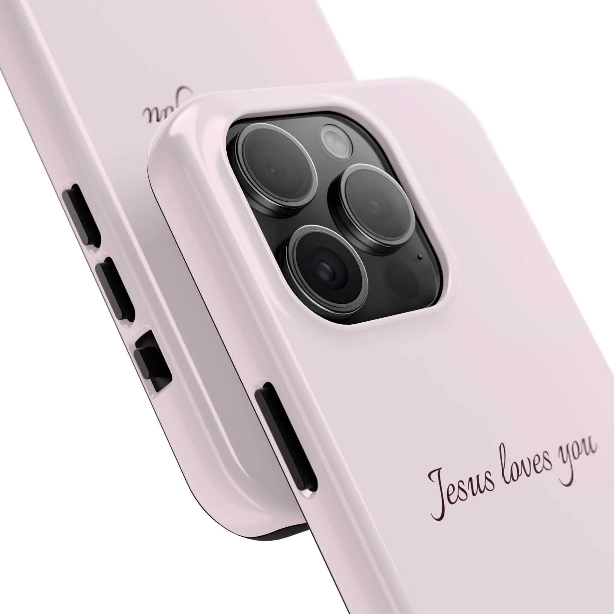 Jesus Loves You Light Pink Case