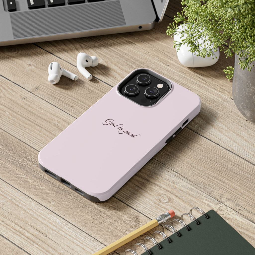 God Is Good Light Pink Case